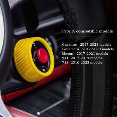 Automobile Steering Wheel SC Ejection Knob Button For Cayenne Panamera 2017-2025 Macan 911 2017-2025 718 16-23 Taycan
