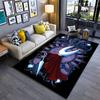 Horned Warrior with Red Cape Suitable As a Non-slip Mat for the Living Room or Bedroom Sofa
