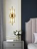 Modern Gold/Black Luxury Crystals Wall Sconce Lights,lustre hotel,Hallways,Bedrooms Other Home Decor,Outdoor Indoor Night Light
