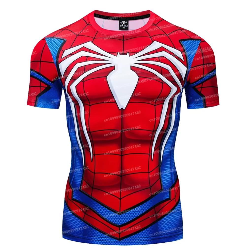 Summer Men Tshirt Top 3D Print Street Fashion Men Tshit Spider Series Tshirt Quick Drying Short Sleeved T-shirt Women T-Shirt