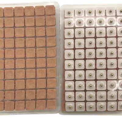600Pcs Auricular Magnetic Beads Patch Ear Care Sticker Ear Acupoint Massage Relaxation Stickers