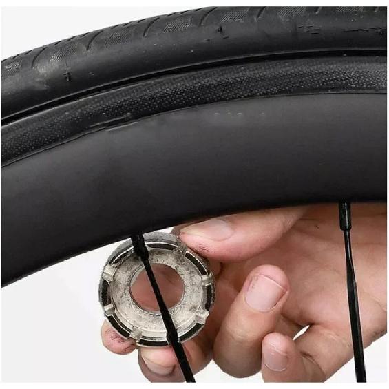 9PCS Bike Repair Tool Kit Crank Chain Cutter Extractor Freewheel Puller Crank Puller Spoke Wrench Complete Bike Maintenance Kits
