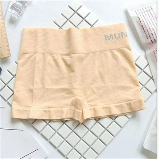 Women's Seamless Mid-Waist Shaping Boxer Briefs - Hip Lifting, Abdomen Control, No-Trace Anti-Exposure Panties