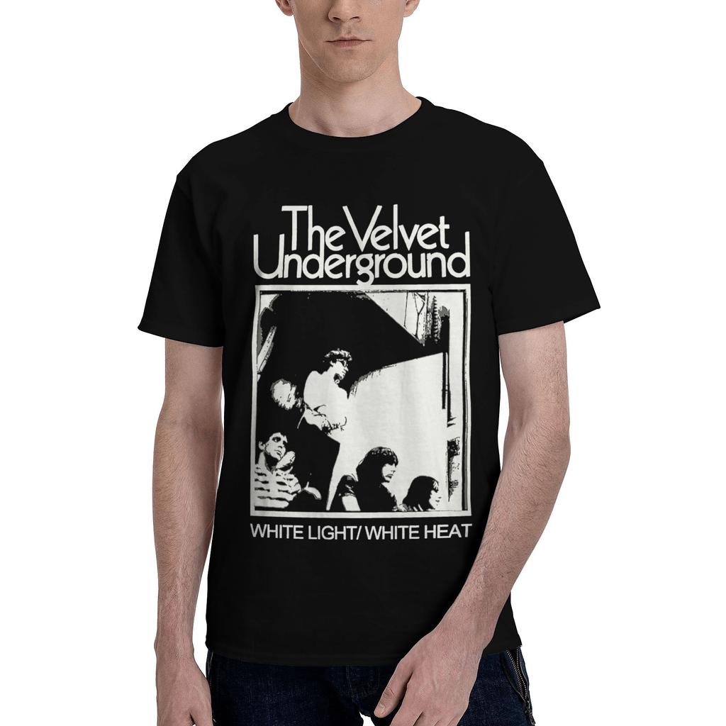 Graphic Printing The Velvet Underground Band T Shirt For Unisex Music Cool Anime Pure Cotton T-shirts Short Sleeve Clothes