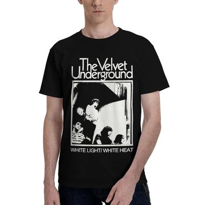 Grafický potisk The Velvet Underground Band Tričko Pro Unisex Hudba Cool Anime Čistá bavlna Trička Krátký rukáv Oblečení