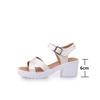 Elegant Women Platform Sandals With Open Toe For Casual Summer Wear In Weave Design