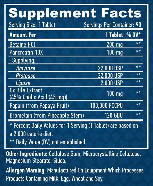 Haya Labs Super Enzymes - 90 Tabletten