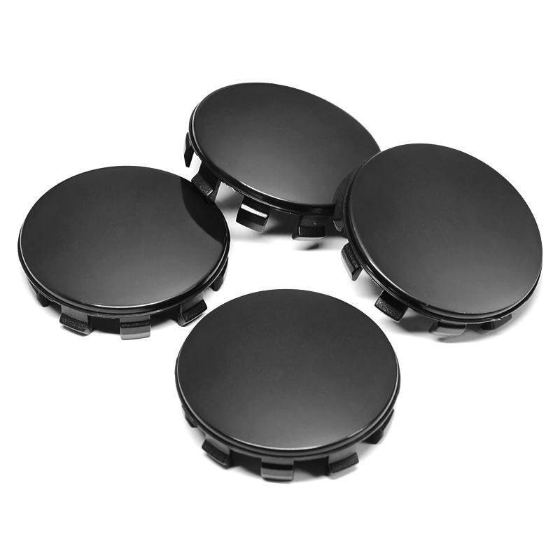 4 adet/grup 56MM HIÇBIR LOGO Siyah Plastik Araba Jant Lastik Jant merkezi poyra kapağı Tekerlek Toz geçirmez Jant Kapağı Kapağı Oto Araba Aksesuarları