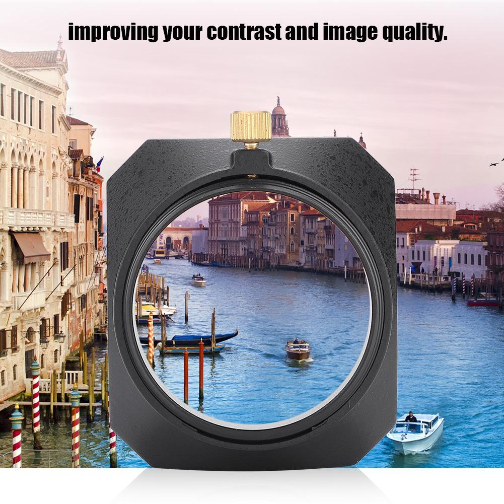 49mm Square Lens Hood Shade for DV Camcorder Digital Video Camera Lens Filter or Barrel Thread