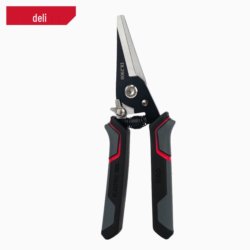 Deli 8-inch Multi-functional Electrician s Scissors