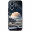 For Vivo T1 4G Case V2153 Covers TPU Black Silicone Starry Moon Cover for Vivo T1 44W Case Shockproof Soft X100 Pro Shells