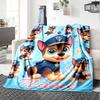 Customiz Name Personality Paw Patrol Blanket Soft &Warm Sofa Office Bed Travel Lunch Break Blanket, Gift Suitable All Seasons