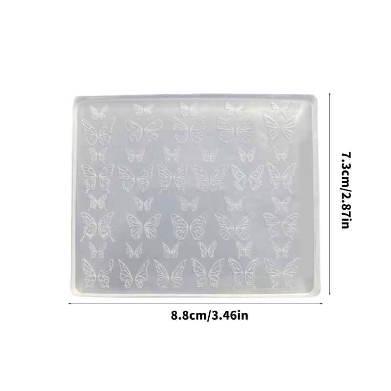 3D Nail Art Silicone Mold For Intricate Floral Designs Easy DIY Manicure Tool Portable Manicure Embossing Mold