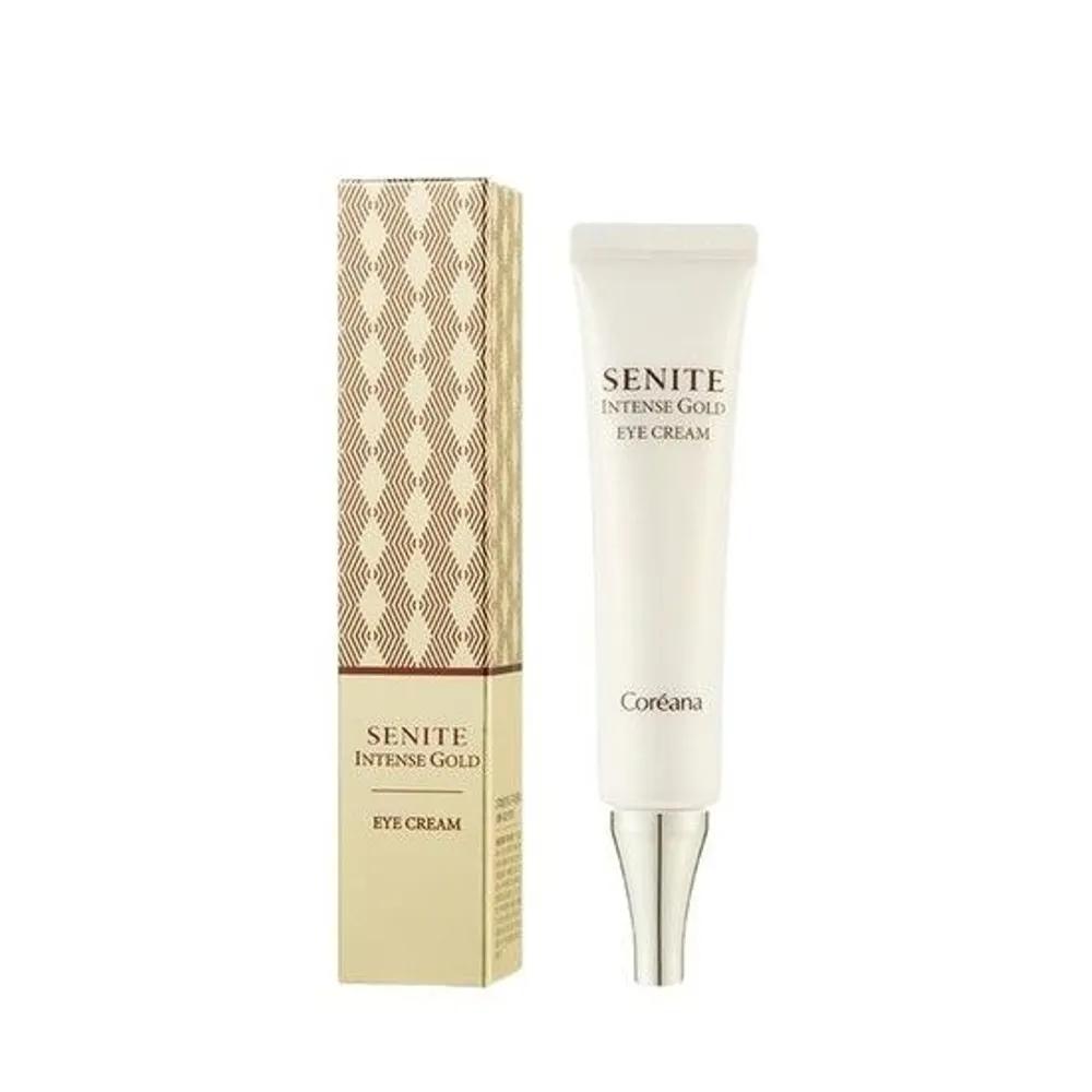 

Care for wrinkles around the eyes, under-eye wrinkles, and drooping eyelids. Coreana SENITE Intense Gold Intensive Eye Cream 30ml