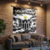 Custom Name Atletico Mineiro Hanging Tapestry Background Tapestry for Bedroom Living Room Dorm,Home Party Wall Decoration,Fan Gifts