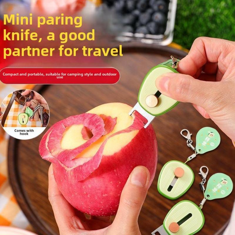 Creative Fruit Peeling Knife Adjustable Kitchen Paring Tools Cute Vegetable Peeler Mini Outdoors Gadgets