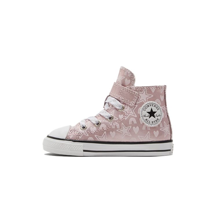 Converse Chuck Taylor All Star 1V High Top Canvas Shoes Baby Sneakers Pink 772476C