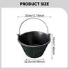 Cement Bucket Rubber Pail Sturdy Portable Multipurpose Storage Container for Household Garage