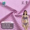 Polyester Circular Jacquard Swimsuit Fabric with Breathable Knitted Texture for Fashionable Bikini Sportswear
