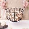1/2Pc High Quality Kitchen Storage Metal Wire Egg Basket Farm Chicken Cover Egg Holder Organizer Storage Basket