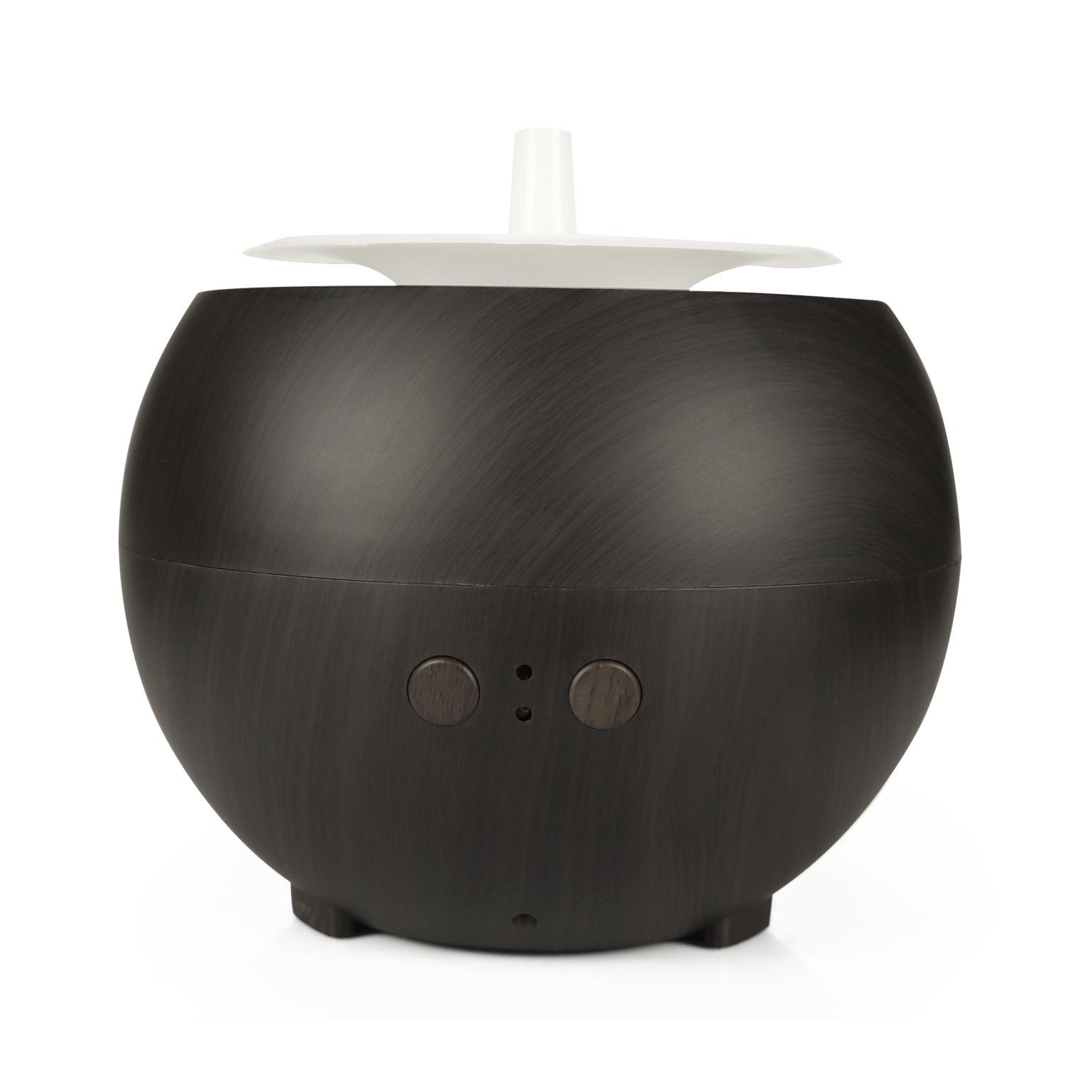 Smart 600ML Wood Grain Aromatherapy Diffuser & Humidifier with Touch Function American Plug