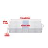 3Pcs 5 Compartments Fishing Lures Box Outdoor Fishing Tool Box Portable Tackle Case Organizers Lures Hook Organizers