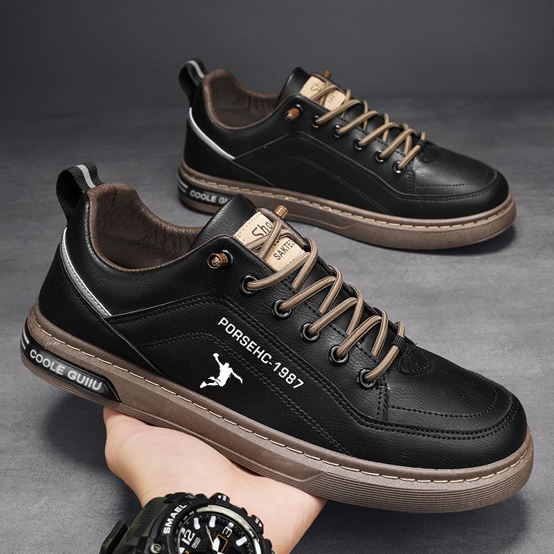 

2025 summer new men s shoes casual little white shoes Korean version of sports board shoes men 44