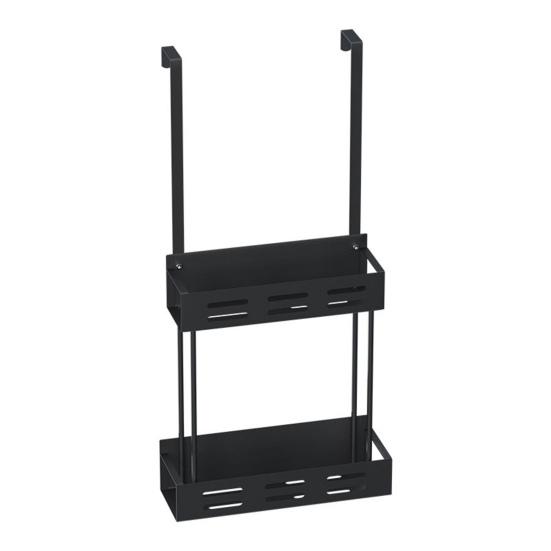 

Подвесная полка для хранения душевой кабины, прочная, несущая, простая в сборке, двухслойная корзина для ванной комнаты