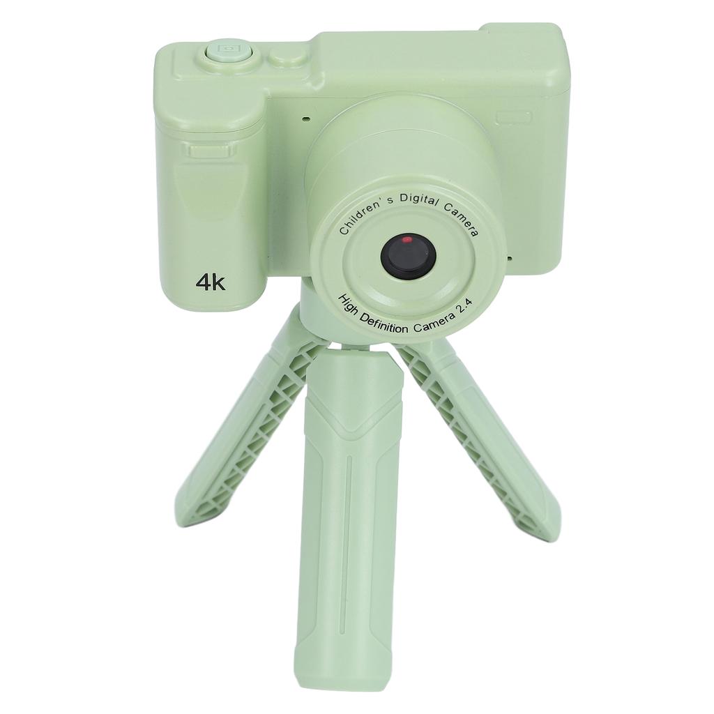 4K Digital Camera Front Rear Lens 50MP Video Camera with Tripod for Boys Girls Students Birthday Gift Electronic Image Stabilization