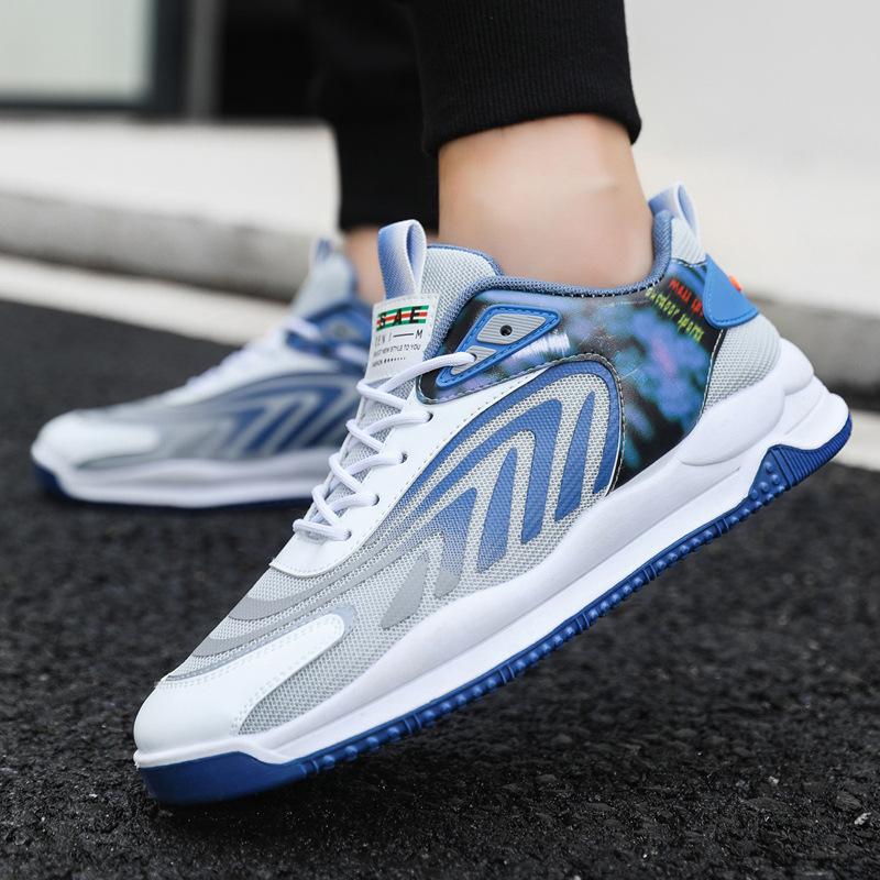 

Men s shoes 2024 spring comfortable breathable fly-woven shoes fashion running casual sports shoes 39 чёрный