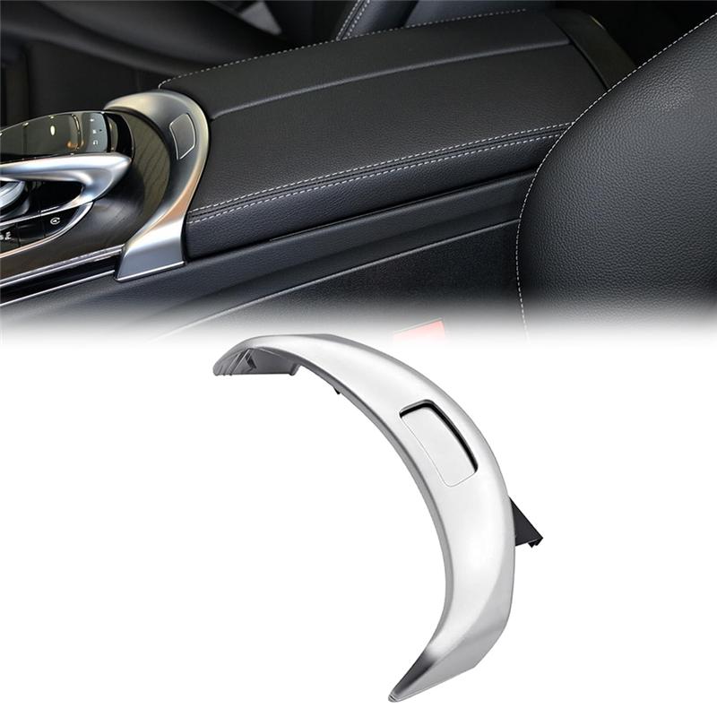 Armrest Box Switch Cover Center Console A2056803407 2056803407 For W205 C200 C250 C400 W253 GLC200 GLC260 Silver