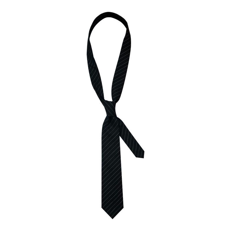 7CM Width Grey Striped Neckties Formal Business TR Cotton Neck Ties For Men Classic Black Red Soft Tie Meeting Tuxedo Cravat