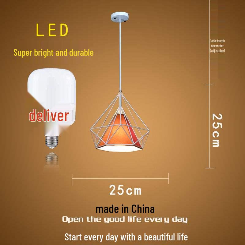 Influencer Friseursalon Retro-Kronleuchter mit Diamant-Dekoration für Friseursalon oder Milchteeladen