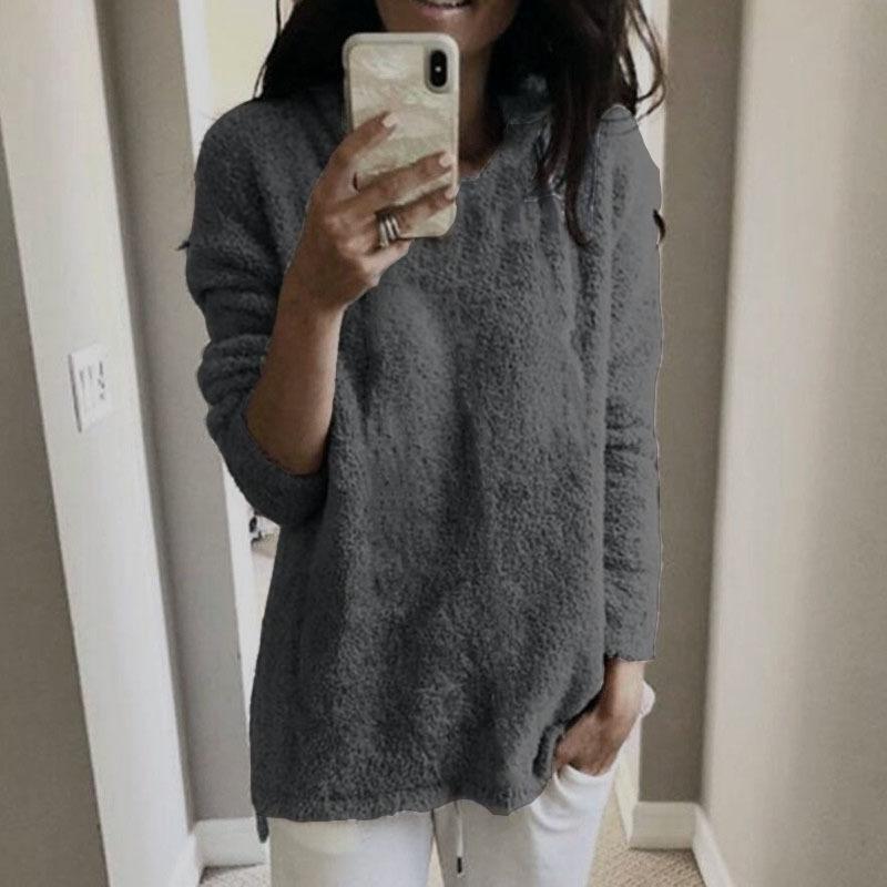Fashion Women's Winter New Crew-neck Sweater Sweatshirt