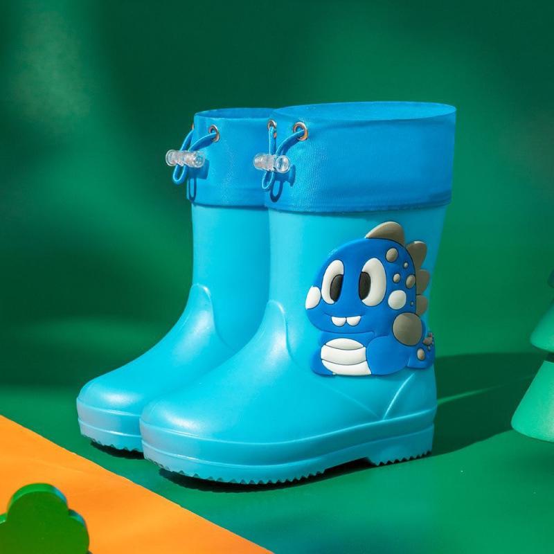Cartoon Baby Non-Slip Waterproof Rubber Rain Boots - Cute Toddler Shoes