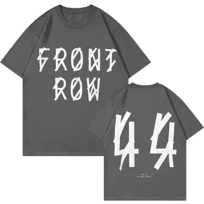 2026 44 Gruppo Etichette Cotone Hip Hop T-shirt Unisex Streetwear Manica Corta Girocollo Stampa Casual Traspirante Moda Maglietta Adulto