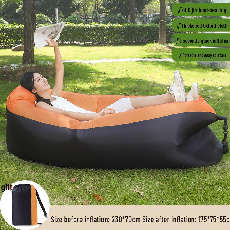 Festival Inflatable Sofa & Roll-Up Table for Outdoor Picnics