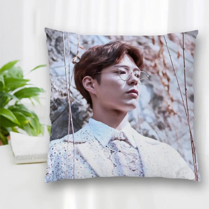 Hot Sale Custom Decorative Pillowcase Park Bo Gum Square Zippered Pillow Cover Best Nice Gift  35X35cm 45x45cm