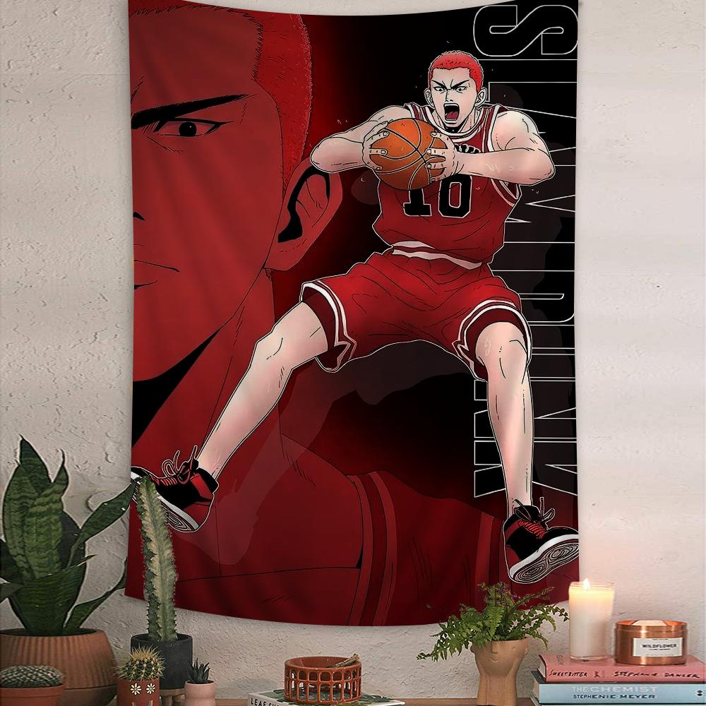 Slam Dunk ANIME Anime Tapestry Hanging Tarot Hippie Wall Rugs Dorm Home Decor