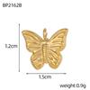 CARLIDANA Classic Stainless Steel Zircon White Shell Butterfly Charms Dragonfly Pendant for Children's Womens Jewelry Making