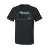 Philadelphia Pa State Pride Irish Cover St Patricks Day Men Graphic T- Shirt