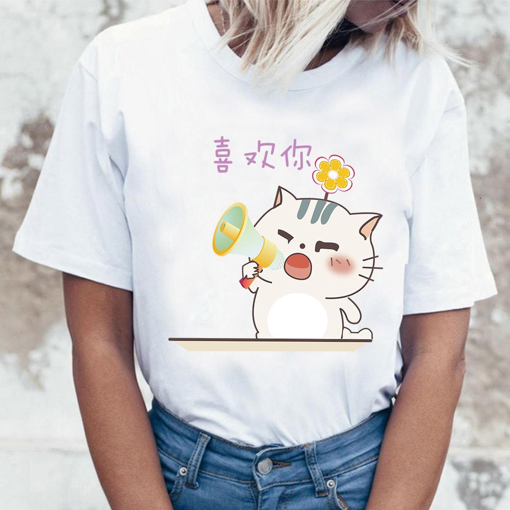 Woman Short Sleeve T Shirt Loose T Shirt Graphic Streetwear Top Female Woman Summer Kawaii Harajuku