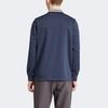 adidas Originals Gestreifter Kragen Langarm Poloshirt Herren Oberteile Dunkelblau IN6759