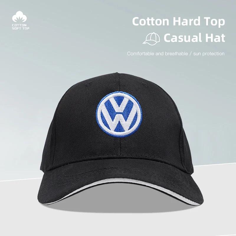 2025 Heiß Für Volkswagen VW Auto Emblem Stickerei Snapback Baseballkappe Frühling und Herbst Outdoor Verstellbar Lässige Hüte Sonnenschutz