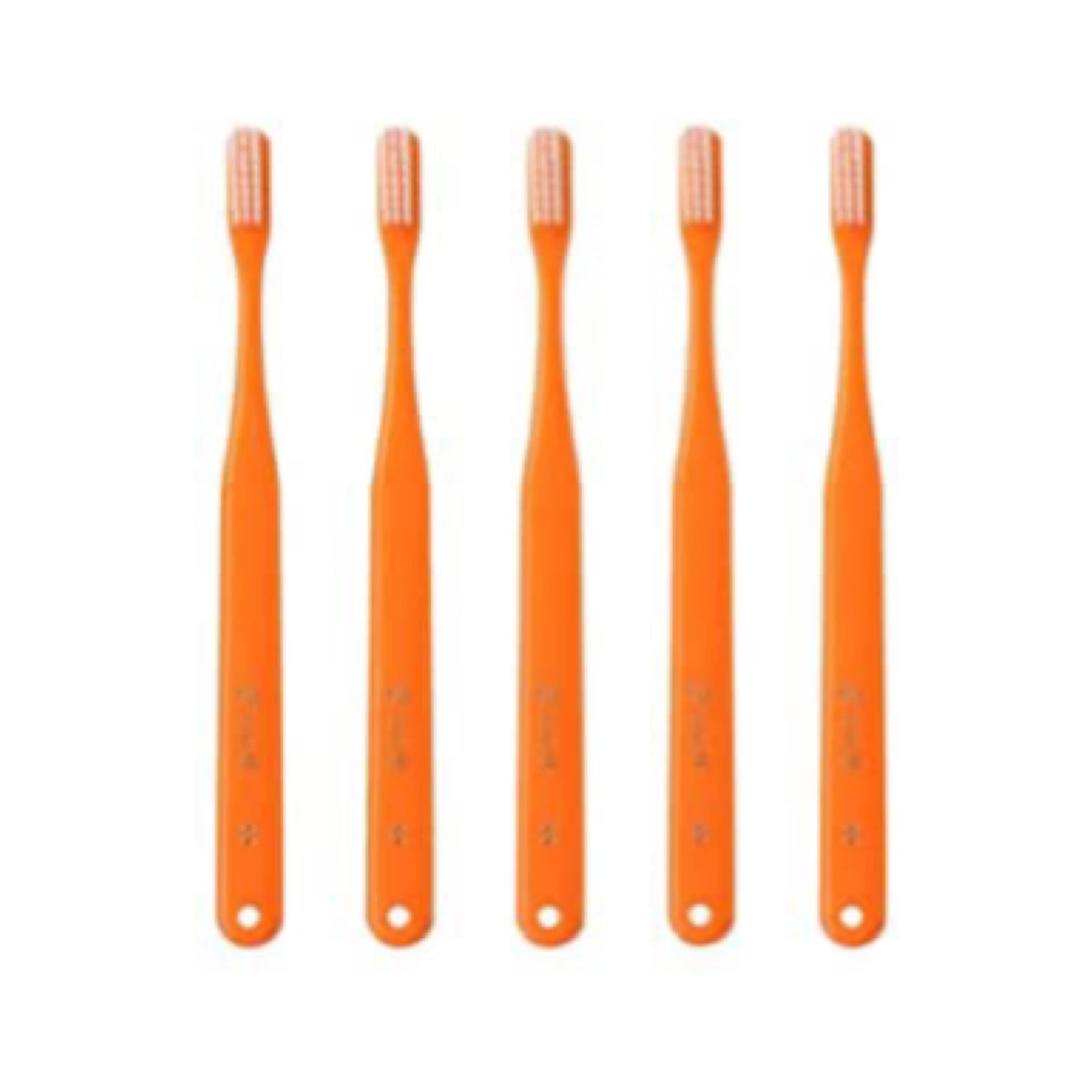 

for dental Oral care Toothbrush that removes plaque Tuft 24 MH Orange with cap [Toothbrush use] [25 pieces] (medium hard) помаранчевий