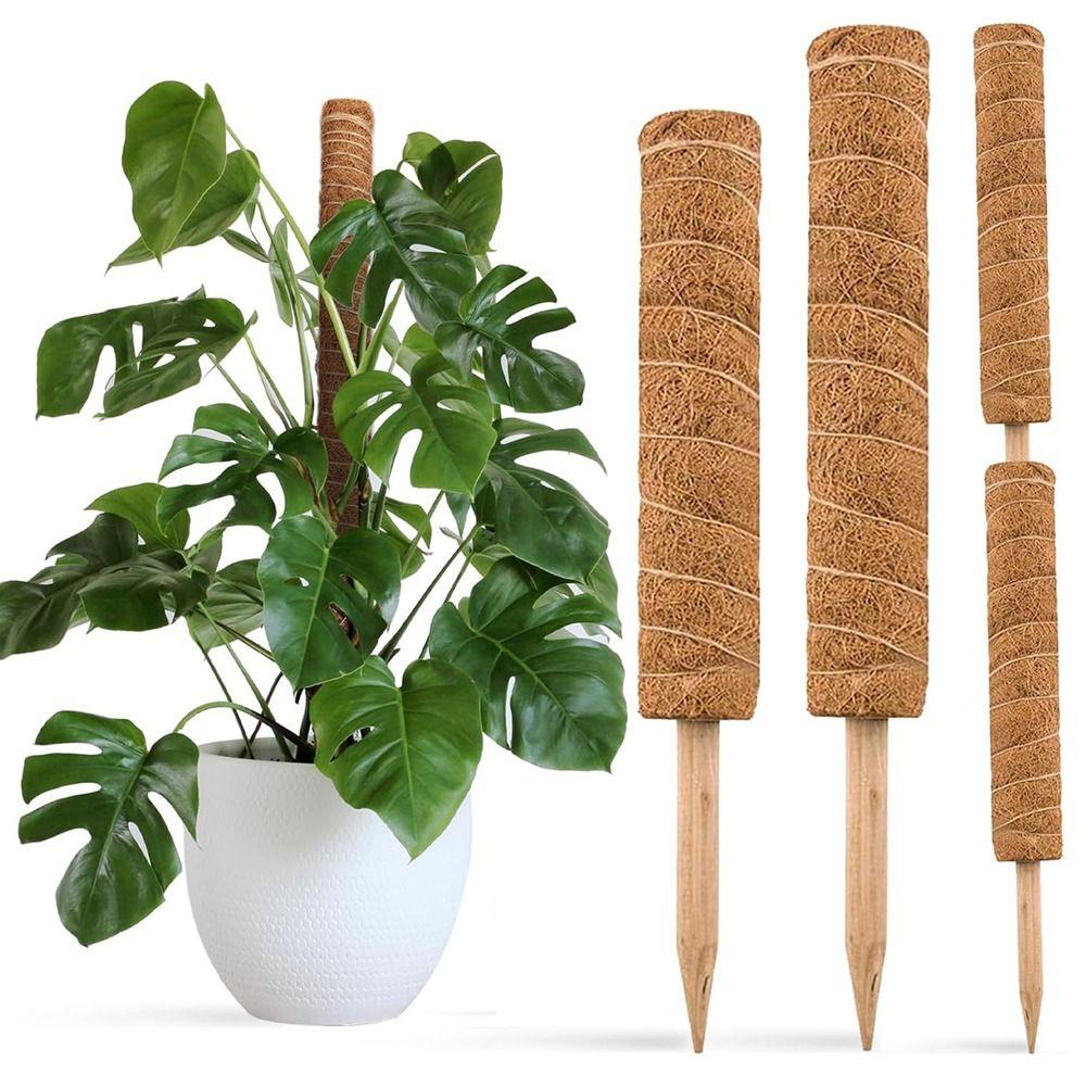 Sturdy Plant Support Stakes 30/40/50cm Coir Totem Poles Practical Moss Sticks Potted Plants