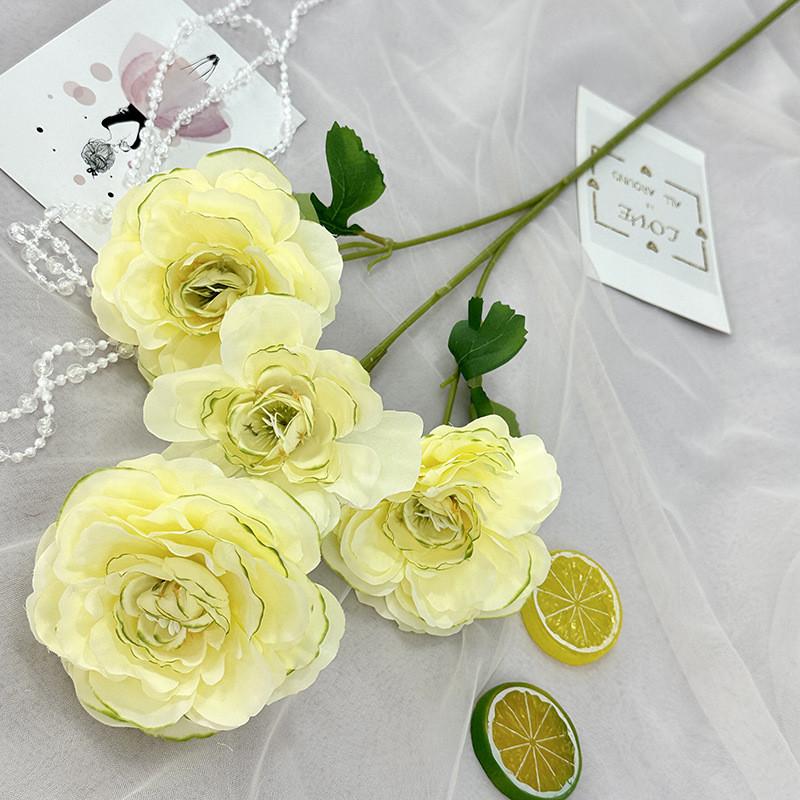 Flower Peony Artificial Wedding Hotel Restaurant Decoration Desktop Ornament