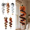 DIY Domácí nástěnná dekorace Háčkovací sada, Tvar Ducha/Tučňáka/Jelena/Perníčka/Dýně, Spirálová halloweenská ozdoba Výroba pro dekorační sadu pro dospělé