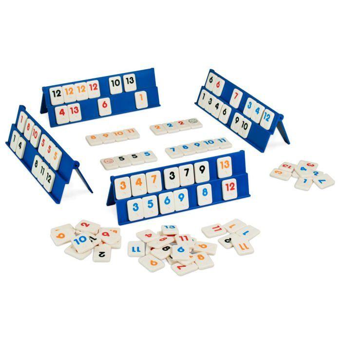 Travel Rummi Board Game - Cayro - Classic Strategy - 2 To 4 Players - Cognitive Development - 8x21x5 Cm