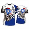 Puerto Rico Flag Graphic T-shirt Men 3d Printed T Shirt Children Short Sleeves